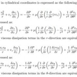 Navier Stokes Equation Derivation In Cylindrical Coordinates