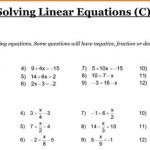 Rearranging Equations Worksheet Grade 9