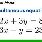 Simultaneous Equations Solver 3x2