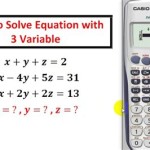 Solve Equation Calculator