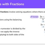 Solve Equations With Fractions Tes
