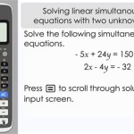 Solve System Of Equations Calculator Wolfram