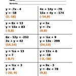 Solving 3 By Systems Of Equations Worksheet