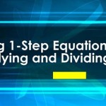 Solving Equations With Multiplication And Division Ppt
