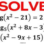 Solving Logarithmic Equations Puzzle