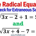Solving Radical Equations Calculator With Steps