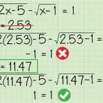 Solving Radical Equations With Two Radicals