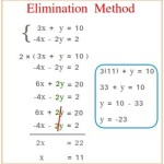 Solving Systems Of Equations Using Elimination Steps