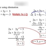 Solving Systems Of Linear Equations Combinations Quizlet