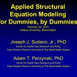 Structural Equation Modeling For Dummies
