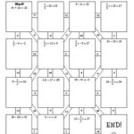 Two Step Equations Maze Worksheet Answer Key