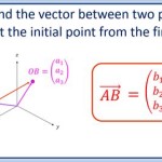 Vector Equation Of Line Between Two Points