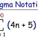 What Does Sigma Mean In Math Equations