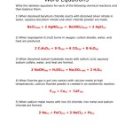 Word Equations Worksheet Answers Page 59
