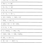 Word Equations Worksheet Physical Science If8767