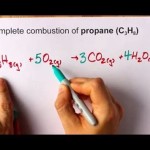 Write The Balanced Chemical Equation For Complete Combustion Of Propane C3h8