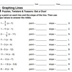 Writing Linear Equations In Point Slope And Standard Forms Worksheet