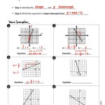 Writing Linear Equations Worksheet Answers Gina Wilson