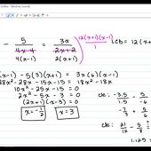 8 6 Solving Rational Equations And Inequalities