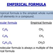 Find Empirical Formula From Equation