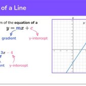How To Calculate Equation Of A Line