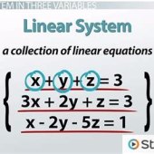 How To Solve 3 Variable Equations