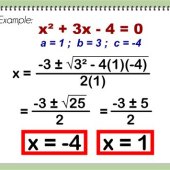 How To Solve Quadratic Equations By Factoring When There Is No C