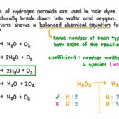 Hydrogen Peroxide Balanced Equation