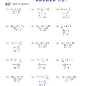 Practice B Lesson 11 2 Solving Multi Step Equations