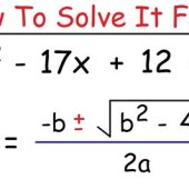 Quadratic Equation Solve For X