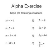 Simple Equation Formula