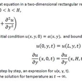 Solution Of 2d Heat Conduction Equation