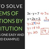 Solve The System Of Equations By Substitution Method Calculator