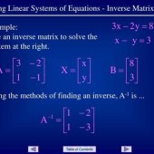 Solving Systems Of Linear Equations Using Matrix Inverse Method Pdf