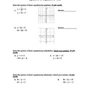 System Of Equations Quiz
